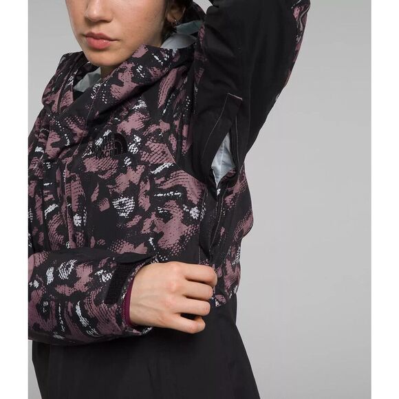 The North Face Freedom Jacket Womens Fawn Gray Black Snake Charmer Print APP2599 - Picture 6 of 12